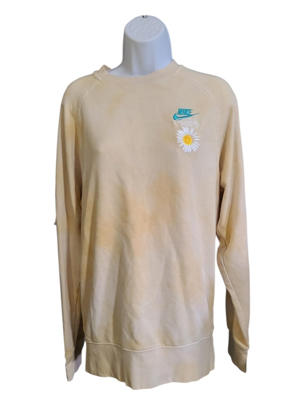 Nike Cream Tie-Dye Crewneck Sweater